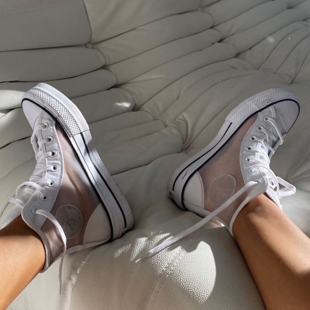 Platform Converse Chuck Taylor All Star Mesh Sneakers